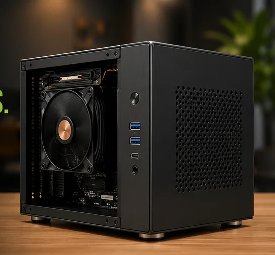 Compact custom Ryzen PC